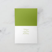 Carte Lapin de Pâques doux dans le paysage - (Intérieur)