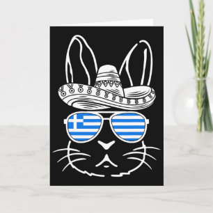 Carte Lapin de Pâques grec Cinco De Mayo 2025 Famille ap