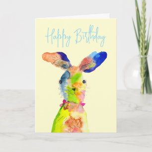 Carte Lapin de Pâques mignon