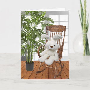 Carte Lapin En Chaise À Rocks