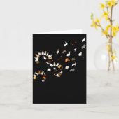 Carte Lapin fleur de pissenlit drôle (Fleur jaune)