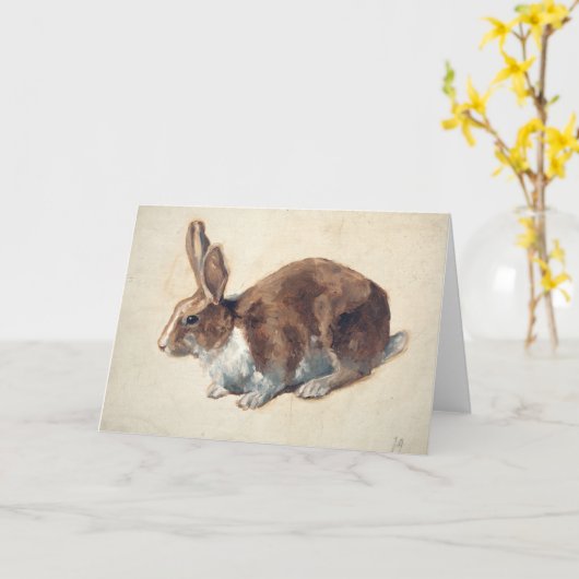 Carte Lapin | Floris Verster (Fleur jaune)
