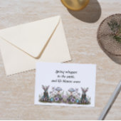 Carte Lapin mystique aux champignons