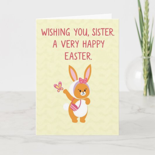 Carte Lapin Sac Rayé (Devant)