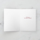 Carte Lapins doux · Le lapin et s'est levé (Intérieur)