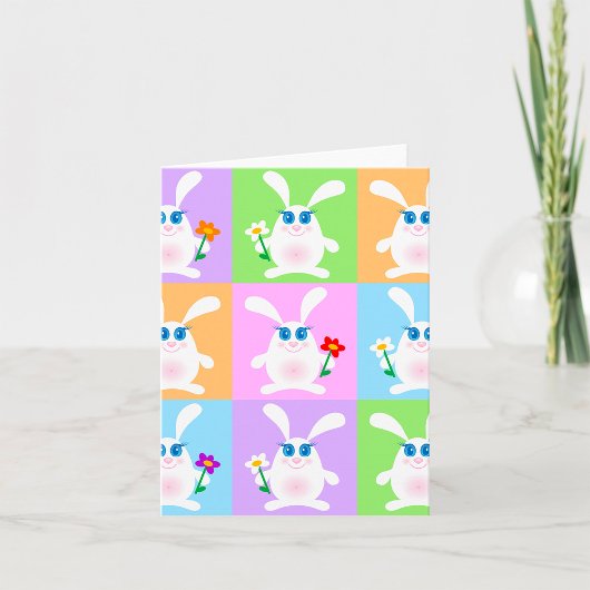 Carte Lapins Mignons