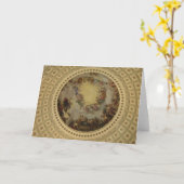 Carte L'apothéose de Washington - capitol rotunda (Fleur jaune)