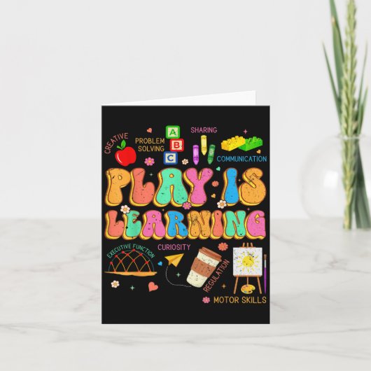 Carte L'apprentissage par le jeu Équipe d'enseignants de (Devant)