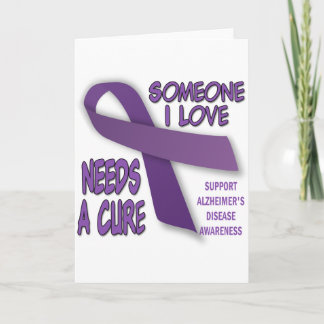 Carte L'appui d'Alzheimer