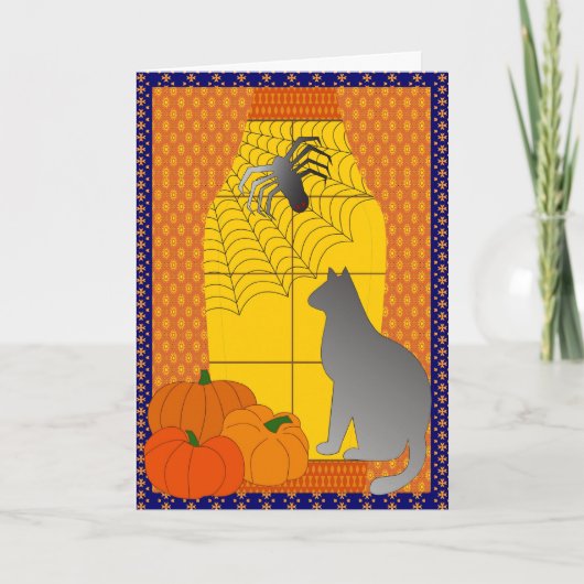 Carte L'araignée et le chat (Devant)