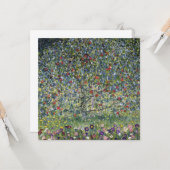 Carte L'arbre aux pommes (par Gustav Klimt) (Devant/Arrière en situation)