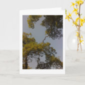 Carte L'arbre de la vie vit longtemps et prospère (Fleur jaune)