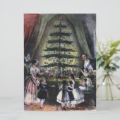 Carte L'arbre de Noël de la reine Victoria (Debout devant)