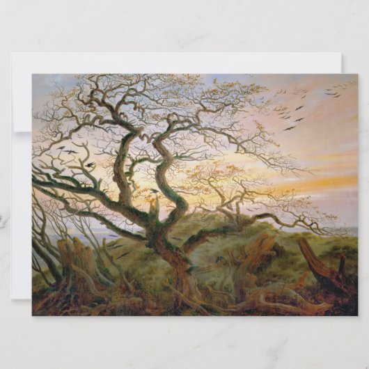 Carte L'arbre des corbeaux (par Caspar David Friedrich) (Devant)