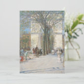 Carte L'Arche de Washington, Printemps par Frederick Chi (Debout devant)