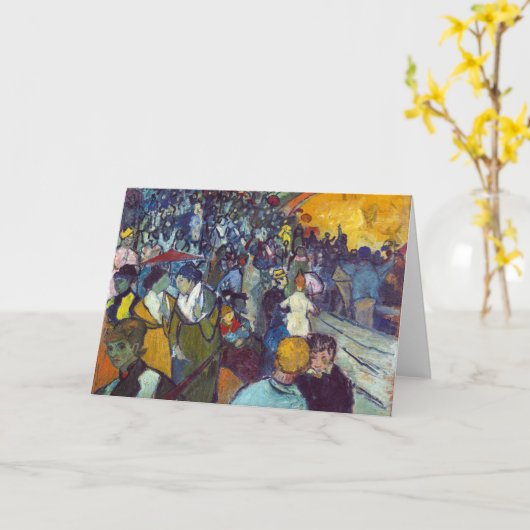 Carte L'arène d'Arles | Van Gogh | (Fleur jaune)