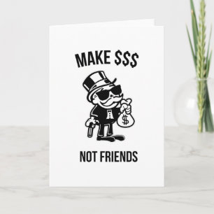 Carte L'argent fait des investisseurs capitalistes Stock