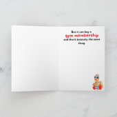 Carte L'argent ne peut pas acheter le bonheur (Intérieur)