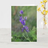 Carte Larkspur se sent mieux (Fleur jaune)