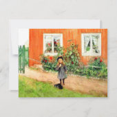 Carte Larsson - Brita avec chat et sandwich (Devant)