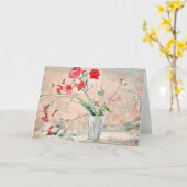 Carte Larsson - Oeillets et pavois (Fleur jaune)