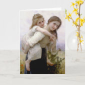 Carte L'Art de Bouguereau (Fleur jaune)