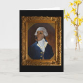 Carte L'art de la peinture "Gentleman" irlandais Terrier (Fleur jaune)