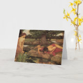 Carte L'art d'Echo et de Narcisse (Fleur jaune)