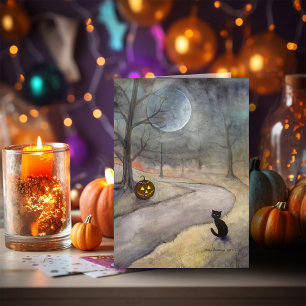 Carte L'art d'Halloween Le Chemin Oublié par Molly Harri