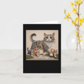 Carte L'Art D'Organiser Des Roches En Forme De Chat S (Fleur jaune)