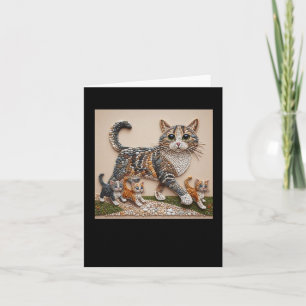 Carte L'Art D'Organiser Des Roches En Forme De Chat S