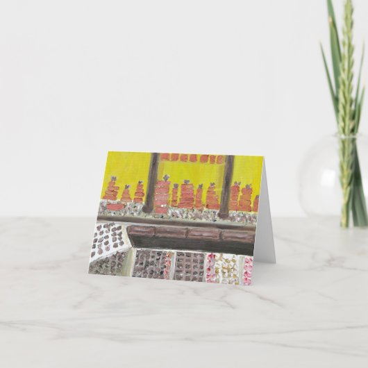 CARTE L'ART DU CHOCOLAT NOTECARD (Devant)