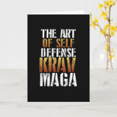 Carte L'art du krav maga (Fleur jaune)