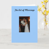 Carte L'art du mariage (Fleur jaune)