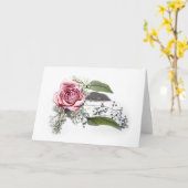 Carte L'art du vieillissement gracieusement (Fleur jaune)