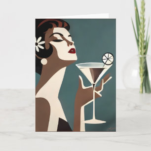 Carte L'Art Moderne du Milieu du Siècle La DIva Martini