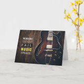 Carte L'art musical de la musique parle (Fleur jaune)