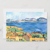 Carte L'art Paul Cezanne, La Baie de Marseille, (Devant)
