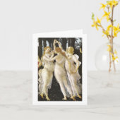 Carte L'Art Renaissance De Botticelli (Fleur jaune)