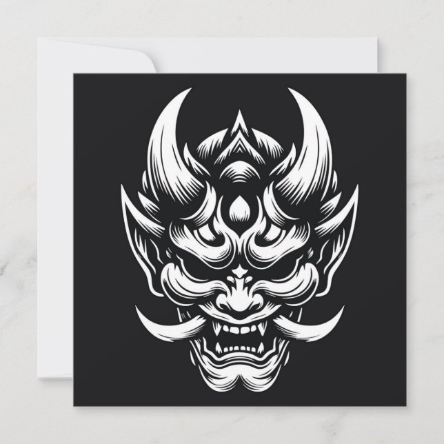 Carte L'art sombre effrayant (Devant)