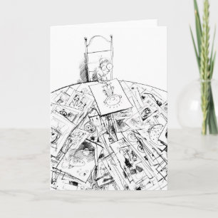 Carte L'artiste comme corde de jeune homme