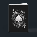 Carte L'as des pales<br><div class="desc">Distressed Ace of spades .</div>