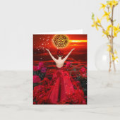 Carte L'as des pièces (Fleur jaune)