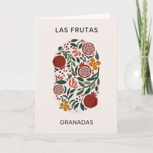 Carte Las Frutas : Granadas - Marché aux grenades (Devant)