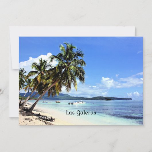 Carte Las Galeras, République Dominicaine, (Devant)