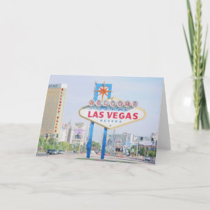 Carte Las Vegas Birthday Party Card