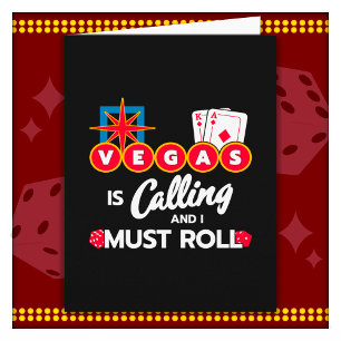 Carte Las Vegas Calling Party à Las Vegas Trip Las Vegas