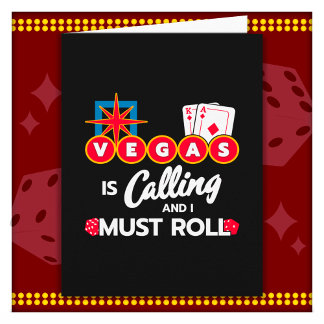 Carte Las Vegas Calling Party à Las Vegas Trip Las Vegas