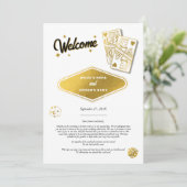 Carte Las Vegas Casino Destination Mariage Itinéraire (Debout devant)