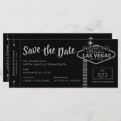 Carte Las Vegas Destination Boarding Pass Enregistrer la (Devant / Derrière)